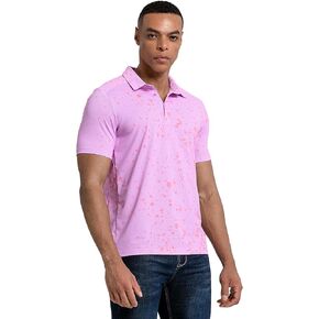 Rodeel Men's Golf Polo Shirt Short Sleeve Sun Protection Outdoor Sport Shirts