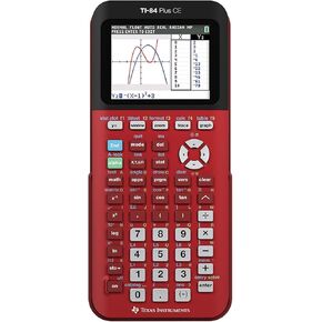 Texas Instruments TI-84 Plus CE Radical Red Graphing Calculator