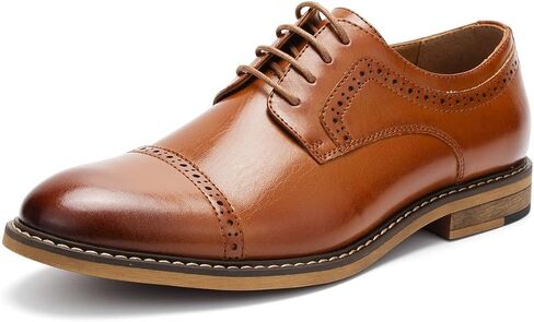 Temeshu Men's Oxfords Lace Up Casual Dress Shoes Classic Formal Modern Business Shoes DS08 in Kuwait
