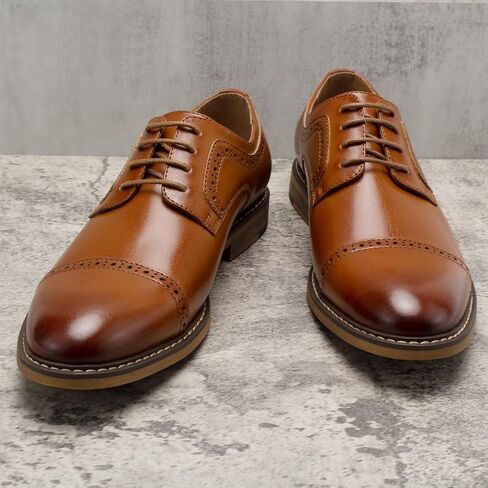 Temeshu Men's Oxfords Lace Up Casual Dress Shoes Classic Formal Modern Business Shoes DS08 in Kuwait