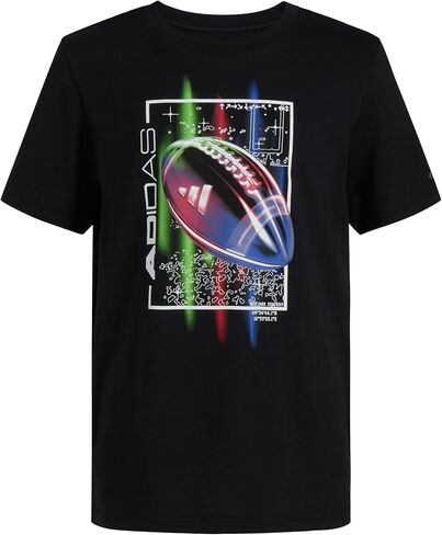 adidas Boys' Short Sleeve T Sports Graphic Tee Shirt in Saudi Arabia