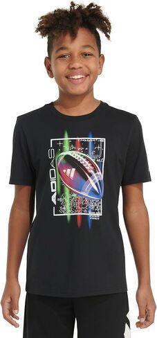 adidas Boys' Short Sleeve T Sports Graphic Tee Shirt in Saudi Arabia