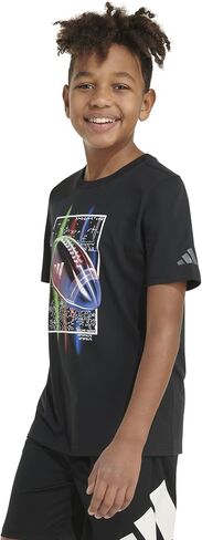 adidas Boys' Short Sleeve T Sports Graphic Tee Shirt in Saudi Arabia