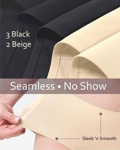 Neione No Show Women's Cotton Underwear Seamless Hipster Panties with No Panty Lines in Kuwait