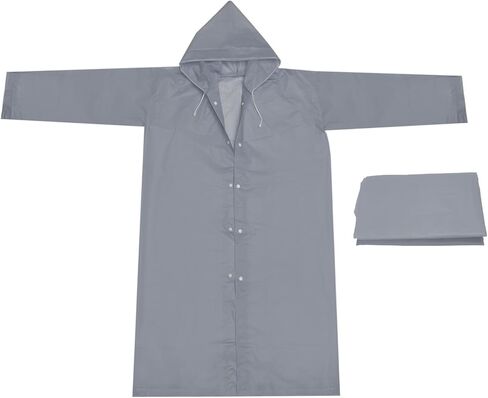 PATIKIL Rain Ponchos for Adults, Lightweight EVA Rain Coat Waterproof Rain Jackets in Saudi Arabia