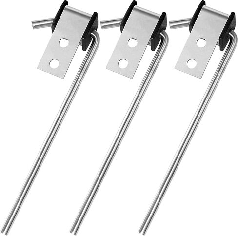 قضيب شماعات العادم من الفولاذ المقاوم للصدأ ملحوم على شماعة نظام العادم الثقيلة شماعة نظام العادم 3/8 بوصة طول 10 بوصة، حزمة من 3 in Kuwait