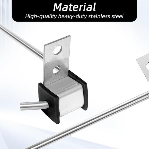 قضيب شماعات العادم من الفولاذ المقاوم للصدأ ملحوم على شماعة نظام العادم الثقيلة شماعة نظام العادم 3/8 بوصة طول 10 بوصة، حزمة من 3 in Kuwait