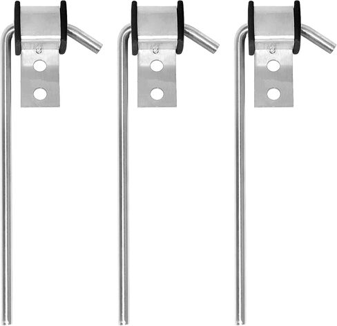 قضيب شماعات العادم من الفولاذ المقاوم للصدأ ملحوم على شماعة نظام العادم الثقيلة شماعة نظام العادم 3/8 بوصة طول 10 بوصة، حزمة من 3 in Kuwait