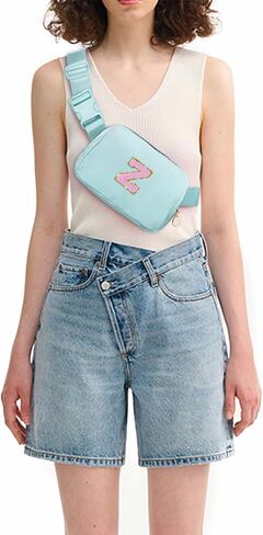 Birthday Gifts for 6 7 8 9 10 11 12 13 Year Old Girls,Belt Bag for Women Girls Fanny Pack Crossbody Bags for Kids,Fashion Waist Packs Cute Teen Trendy Stuff Travel Essentials | Blue,C in Saudi Arabia