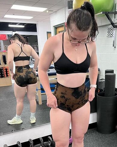AUROLA CAMO Collection Workout Shorts for Women Subtle Logo Seamless Scrunch Active Short in Saudi Arabia