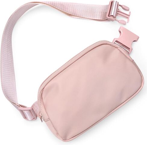 حقيبة حزام Fanny Pack: حقيبة كروس للنساء في كل مكان، حقائب خصر عصرية مع حزام قابل للتعديل، حقيبة خفيفة الوزن للجري والمشي لمسافات طويلة والسفر والتمارين in Kuwait