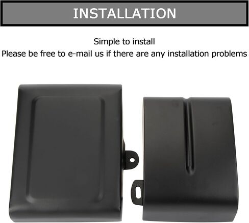 PSLER Battery Side Covers Fairing Side Panel for Dyna Fat Bob Super Glide Wide Glide Switchback 2006-2017 and for Dyna Street Bob 2006-2014 Matte Black in Saudi Arabia