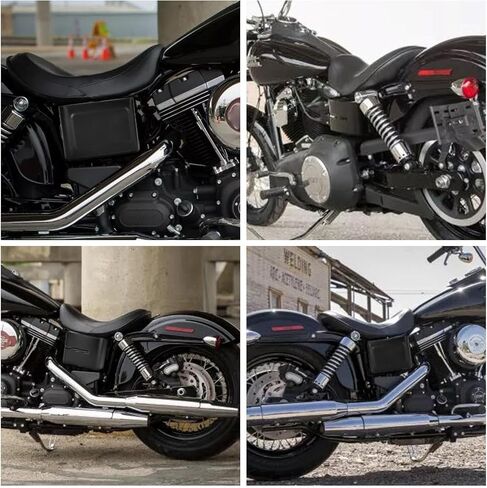 PSLER Battery Side Covers Fairing Side Panel for Dyna Fat Bob Super Glide Wide Glide Switchback 2006-2017 and for Dyna Street Bob 2006-2014 Matte Black in Saudi Arabia