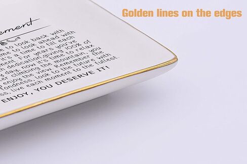 Retirement Gifts for Women-Jewelry Holder Ring Dish Trinket Tray-Retirement Appreciation Gift for Mom Boss Co-worker,Teacher,Nurse,Friends,Wife,Sister-Never Underestimate the Difference You Made in Saudi Arabia