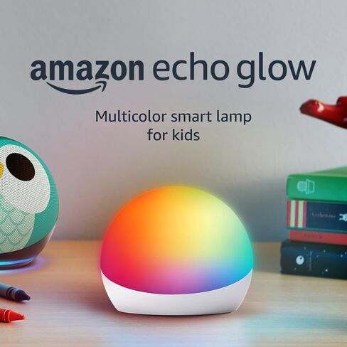 Echo Glow - Multicolor smart lamp, Works with Alexa in Saudi Arabia