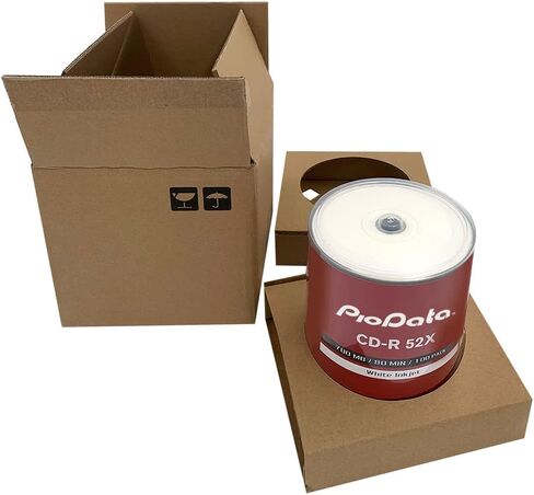 PioData CD-R 52X 700MB Logo أعلى الوسائط القابلة للتسجيل - 100 قرص صندوق كعكة المغزل in Saudi Arabia