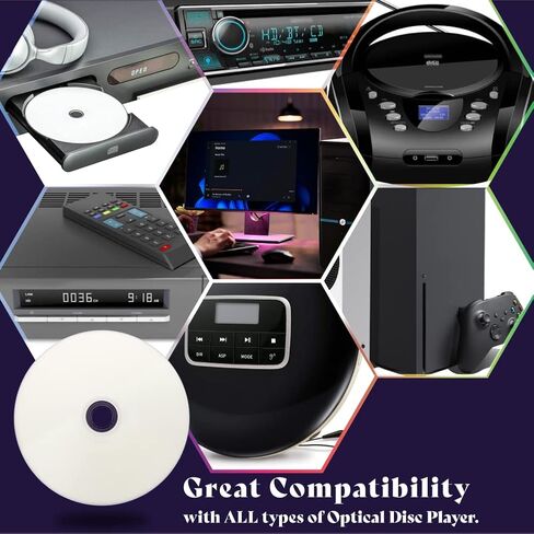 PioData CD-R 52X 700MB Logo أعلى الوسائط القابلة للتسجيل - 100 قرص صندوق كعكة المغزل in Saudi Arabia