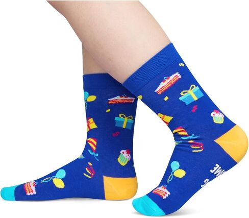 Zmart 8th Birthday Gifts for Boys - Socks for Boys Girls Age 8, Presents for 8 Year Olds, 8 Year Old Boy Gift Ideas, Blue in Kuwait