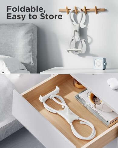 SAIJI for iPad Stand Holder Adjustable Tablet Stand for Desk, Portable Monitor Stand Tablet Holder for Bed Fit for Phones, Tablets, Portable Monitor, Switch and More 4.7"-17.3" Devices in Kuwait