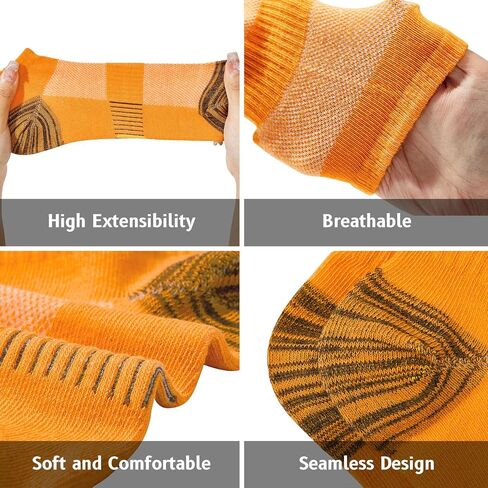 Durio Running Socks Womens Ankle Socks for Women 6Pairs Athletic Socks Low Cut Breathable Anti Blister Wicking Odor Resistant in Saudi Arabia