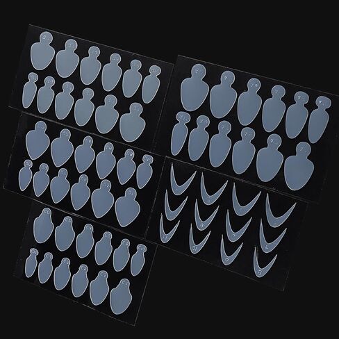 Dual Nail Form Kit, 480pcs Dual Forms for Polygel, Stiletto Coffin Ballerina Nail Extension Forms, 10pcs Nail Clips With Nail Gel Brush Pen Nail Files Buffer, Nail Extension Kit for Beginner in Kuwait