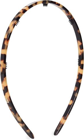 Alexandre de Paris Women's Thin Headband, Albinos, Off White, Print, One Size in Saudi Arabia