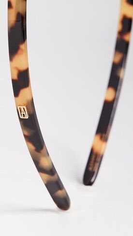 Alexandre de Paris Women's Thin Headband, Albinos, Off White, Print, One Size in Saudi Arabia