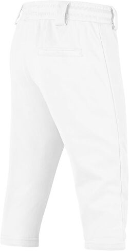 QBK 2T 3T 4T 5T Toddler Girls' Softball Pants Boys' Baseball Pant tee Ball Pants Fastpitch Pants with Pockets in Saudi Arabia