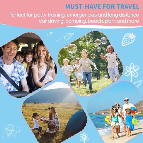 ONEDONE Portable Baby Child Potty Urinal Emergency Toilet for Camping Car Travel and Kid Potty Pee Training (boy) in Saudi Arabia
