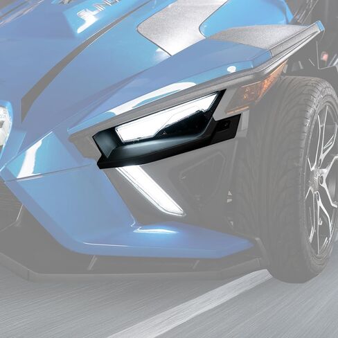 طقم مصابيح ولوحات أمامية علوية متينة من HAKA TOUGH لـ Polaris Slingshot S SL SLR R LE GT، استبدال OEM #2414077,2414078,5454400,5454399، لملحقات Slingshot 2020-2023 in Saudi Arabia