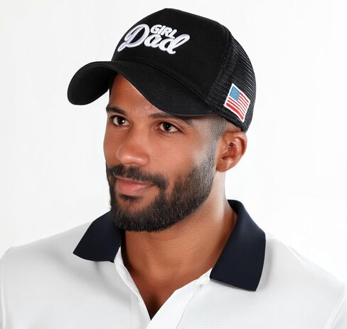 Funky Junque Trucker Hats for Men American Flag Baseball Cap USA 1776 Snapback 5 Panel Vintage Patriotic Mens Gifts in Saudi Arabia