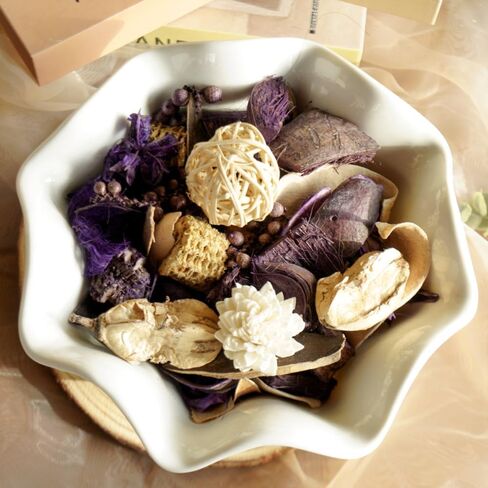 Potpourri Bags,Purple White Decorative Potpourri Bowl Filler,Lavender Scented Potpourri Dried Flowers,Home Fragrance Sachet, Vase Fillers,Summer Bathroom Decor(2 Mini Bags|6 oz) in Saudi Arabia