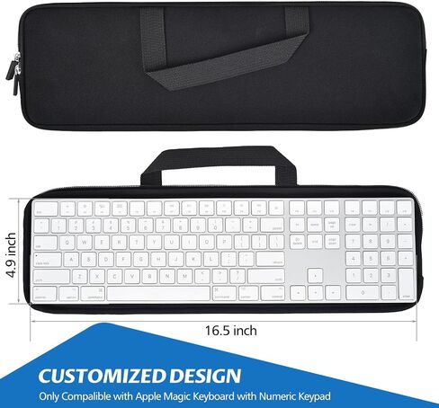 CASEDAO Magic Keyboard Sleeve Case, Padded Shockproof Protective Bag for 2024 Apple iMac 24 inch M4 M3 Magic Keyboard w/out Touch ID A2449 A2450,Wireless Magic Keyboard 2 MLA22LL/A A1644 Pouch for Mac in Saudi Arabia