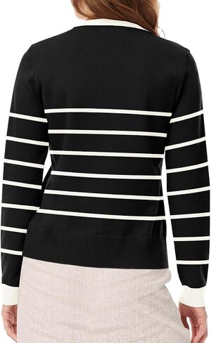 Women's 2024 Casual Long Sleeve Cardigan Crewneck Button Down Open Front Loose Knit Sweater Jackets Coat in Saudi Arabia