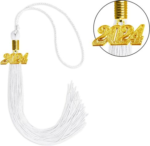 Unisex Adult Matte Graduation Cap with 2024+2023 Tassel Year Charm for High School & Bachelor Master in Saudi Arabia