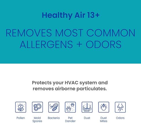 فلتر بديل AprilAire 413CBN لأجهزة تنقية الهواء المنزلية بالكامل من AprilAire - MERV 13 مع الكربون، حساسية منزلية صحية + تقليل الرائحة، فلتر هواء 16x25x4 (عبوة من قطعتين) in Kuwait