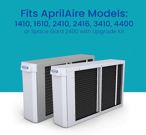 فلتر بديل AprilAire 413CBN لأجهزة تنقية الهواء المنزلية بالكامل من AprilAire - MERV 13 مع الكربون، حساسية منزلية صحية + تقليل الرائحة، فلتر هواء 16x25x4 (عبوة من قطعتين) in Kuwait