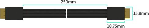 LINKUP - OCuLink PCIe Gen 4 SFF-8611 4i to OCuLink SFF-8611 SSD Data Active Cable w/Nylon Cable Jacket 25cm in Saudi Arabia