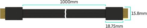LINKUP - OCuLink PCIe Gen 4 SFF-8611 4i to OCuLink SFF-8611 SSD Data Active Cable w/Nylon Cable Jacket 25cm in Saudi Arabia