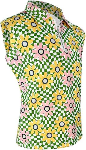 Hazy Shade of Winter Sleeveless Polo Junior Golf Outfit UPF50+ YKK Zipper for Tweens and Teens 8-18 Years Old in Saudi Arabia