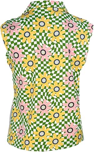 Hazy Shade of Winter Sleeveless Polo Junior Golf Outfit UPF50+ YKK Zipper for Tweens and Teens 8-18 Years Old in Saudi Arabia