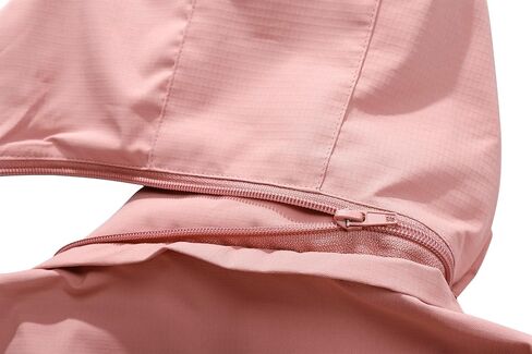 Women's Waterproof Raincoat Lightweight Rain Jacket Detachable Hood Travel Outdoor in Saudi Arabia