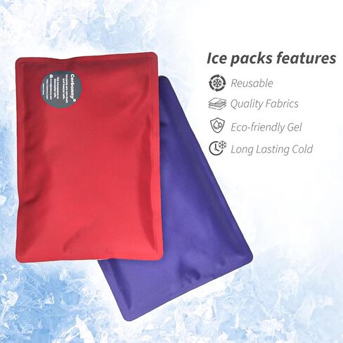 Cerbonny Ice Packs for Lunch Boxes, Freezer Packs for Coolers, Keep Food Cold in Saudi Arabia