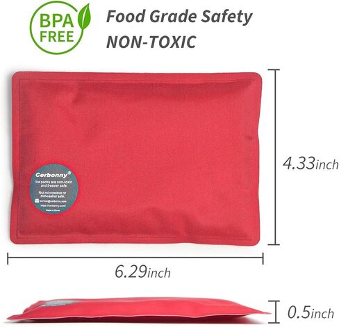 Cerbonny Ice Packs for Lunch Boxes, Freezer Packs for Coolers, Keep Food Cold in Saudi Arabia