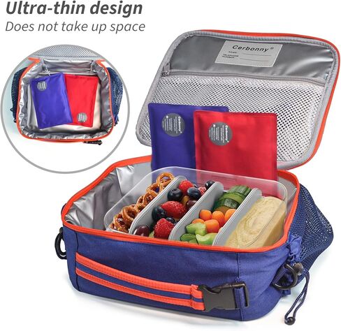 Cerbonny Ice Packs for Lunch Boxes, Freezer Packs for Coolers, Keep Food Cold in Saudi Arabia