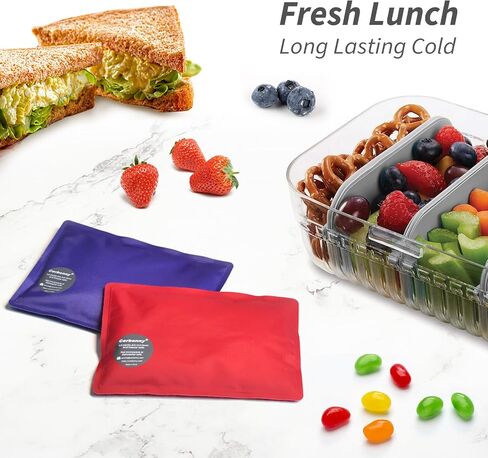 Cerbonny Ice Packs for Lunch Boxes, Freezer Packs for Coolers, Keep Food Cold in Saudi Arabia