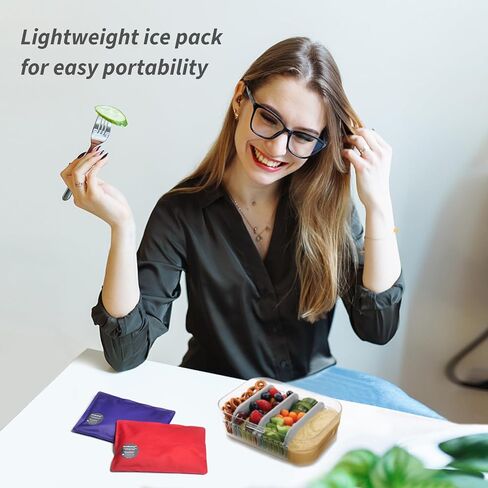 Cerbonny Ice Packs for Lunch Boxes, Freezer Packs for Coolers, Keep Food Cold in Saudi Arabia