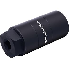 Oil Pressure Sensor Socket,1 1/16 Socket Switch Compatible with 3/8" Drive or 1 1/8" Hex Wrench,Professional Oil Pressure Switch Socket for Quick Removing/Installing Oil Sending Unit (Black)