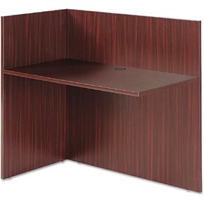 Alera VA324424MY Valencia Reversible Reception Return, 44w X 23 5/8d X 41 1/2h, Mahogany