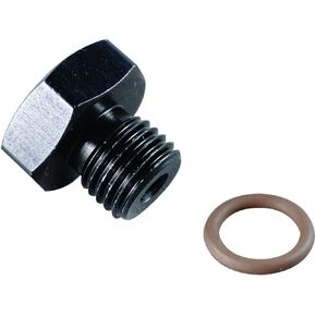 Fragola Performance Systems 481403-BL #3 Port Plug 3/8-24 Black